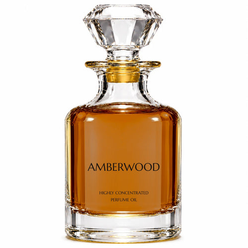 Amberwood concentrated perfume oil decanter