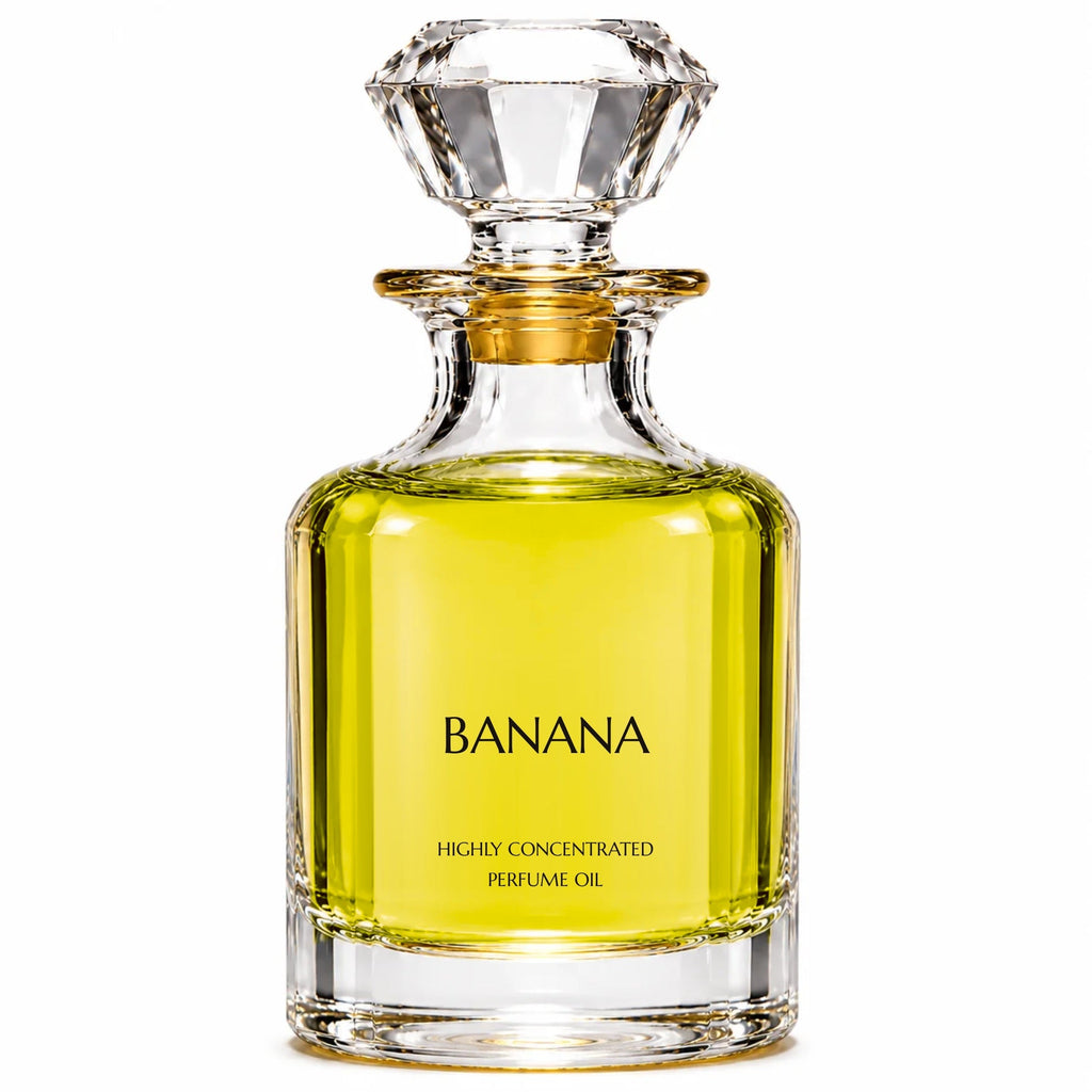 Banana concentrated perfume oil decanter