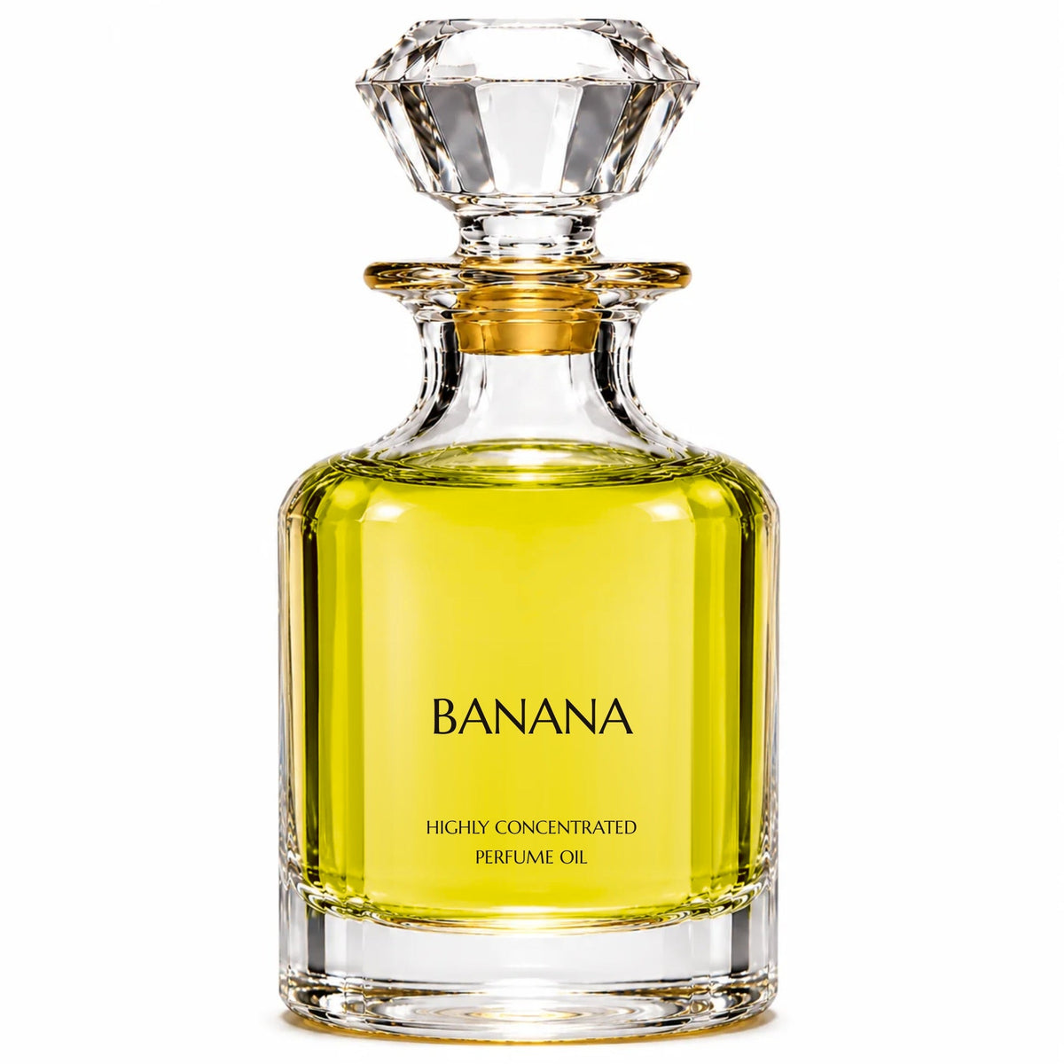 Banana concentrated perfume oil decanter