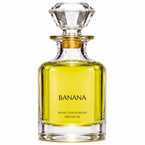 Banana concentrated perfume oil decanter