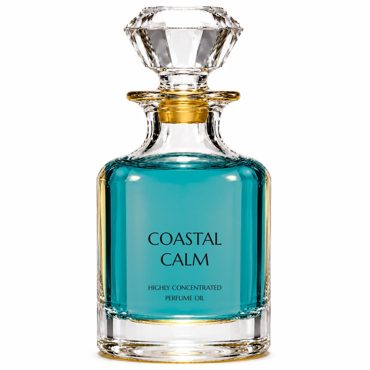Coastal Calm concentrated perfume oil decanter