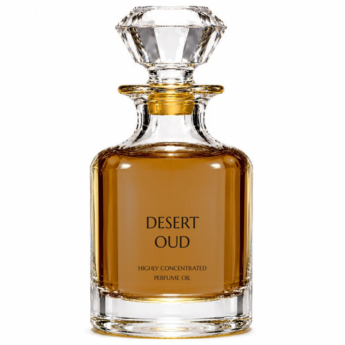 Desert Oud concentrated perfume oil decanter