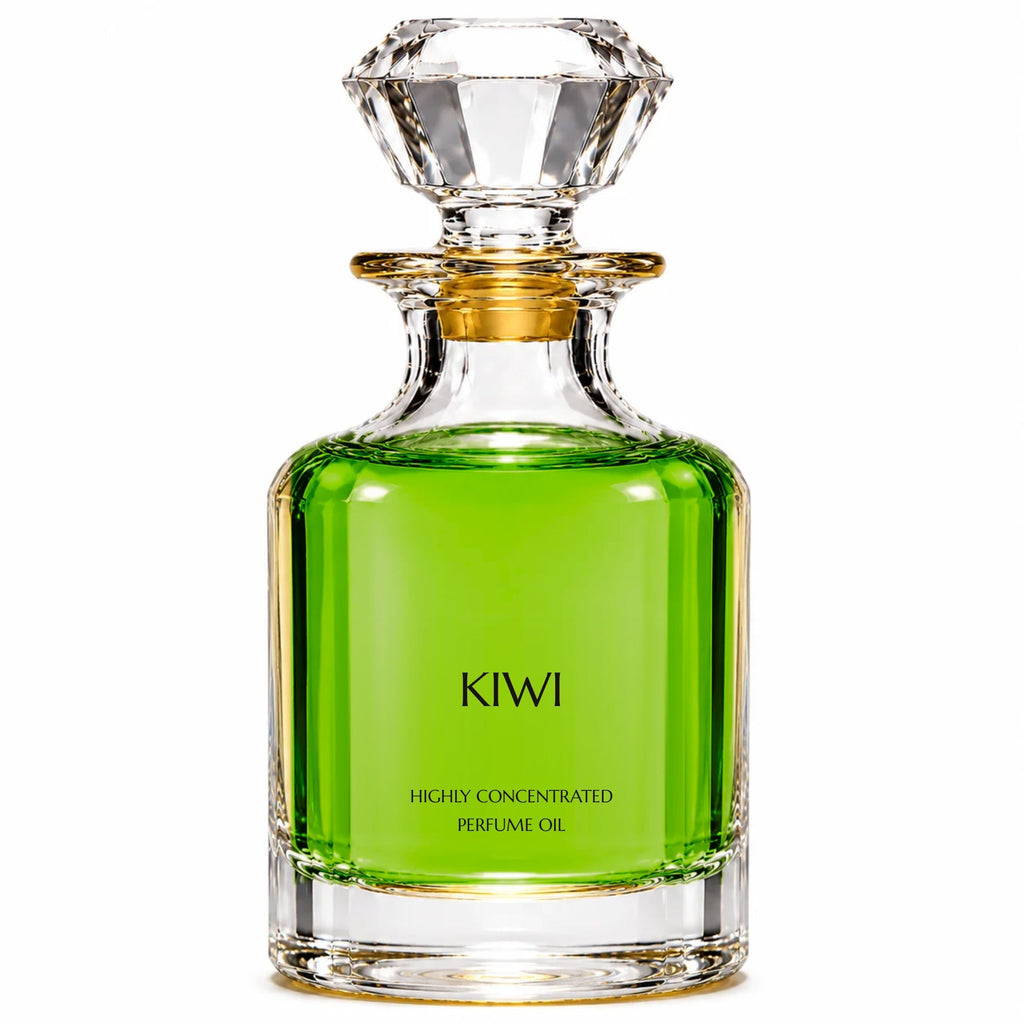 Kiwi concentrated perfume oil decanter