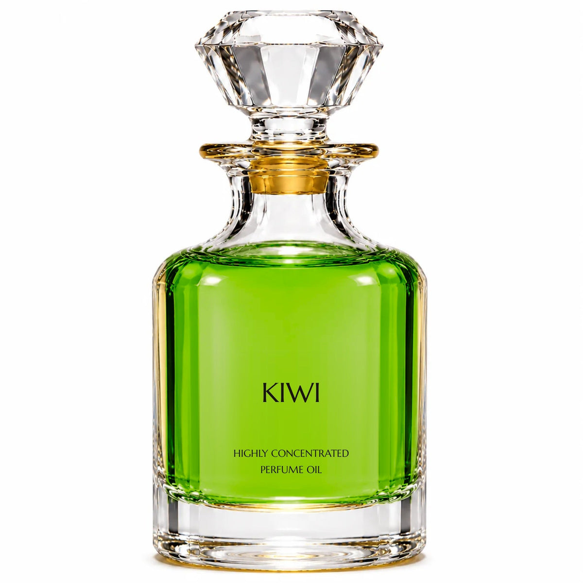 Kiwi concentrated perfume oil decanter