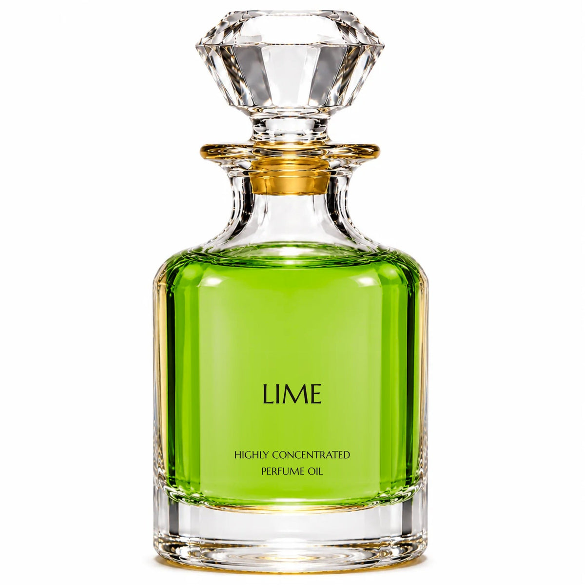 Lime concentrated perfume oil decanter