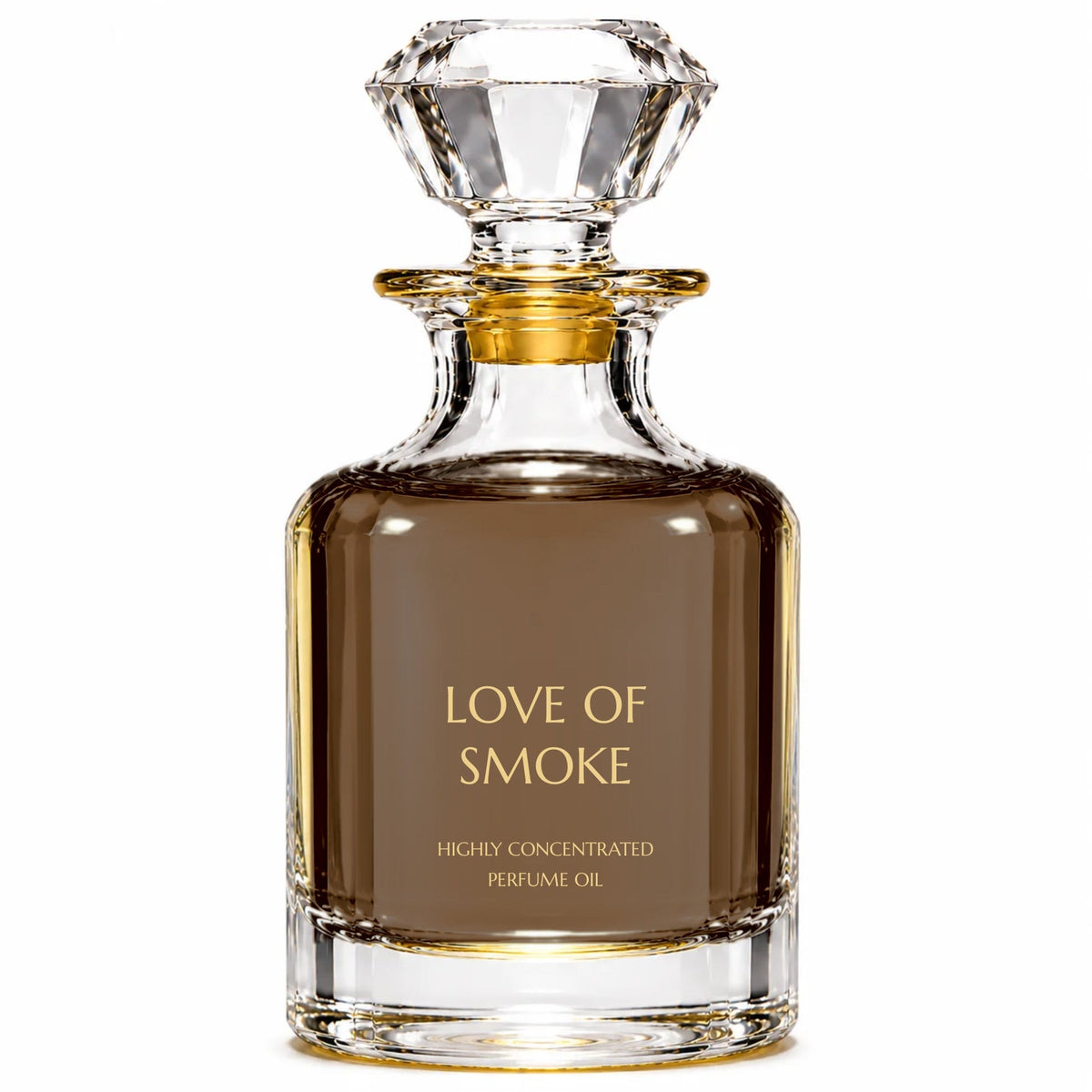 Love Of Smoke concentrated perfume oil decanter