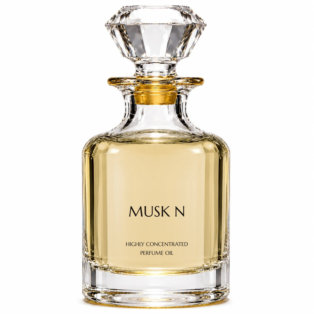 Musk N concentrated perfume oil decanter
