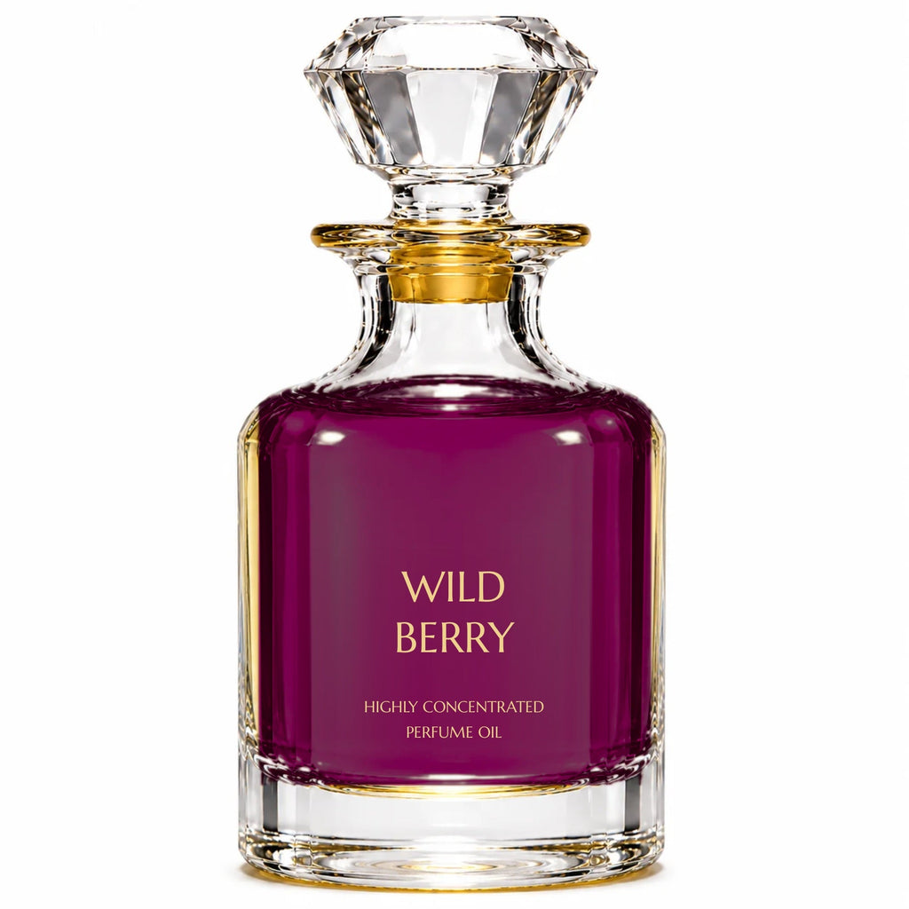 Wild Berry concentrated perfume oil decanter